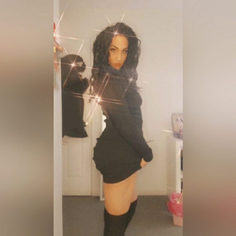 Revamped sweater dress